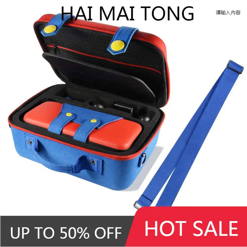 

2021 Travel Carrying Case Compatible With Nintendo Switch Cute and Deluxe,Protective Hard Shell Carry Bag for Mario Fans 2in1