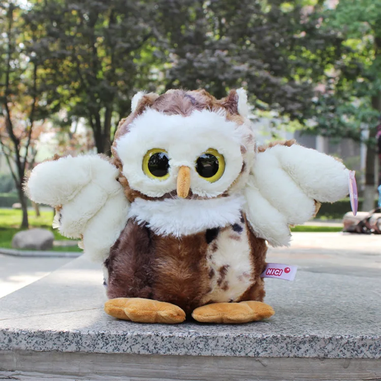 1 шт. Детская плюшевая Сова с большими глазами 20 см | Игрушки и хобби