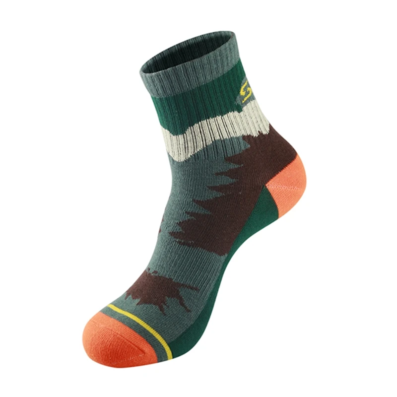 Мужские дышащие компрессионные камуфляжные носки для бега профессиональные