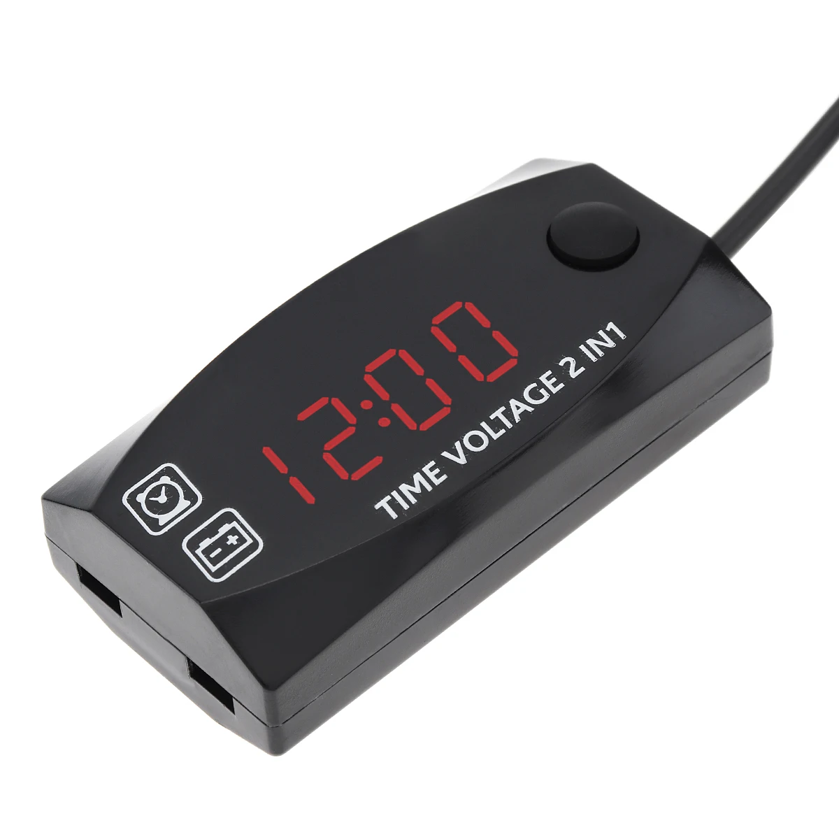 Портативные водонепроницаемые прочные электронные часы 2 в 1 цифровой