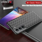 Дышащий сетчатый противоударный мягкий чехол для Samsung S21, S20, S10, S9, S8 PLUS, Note 8, 9, 10, 20, A52, A72, кожаный силиконовый чехол из ТПУ с сеткой