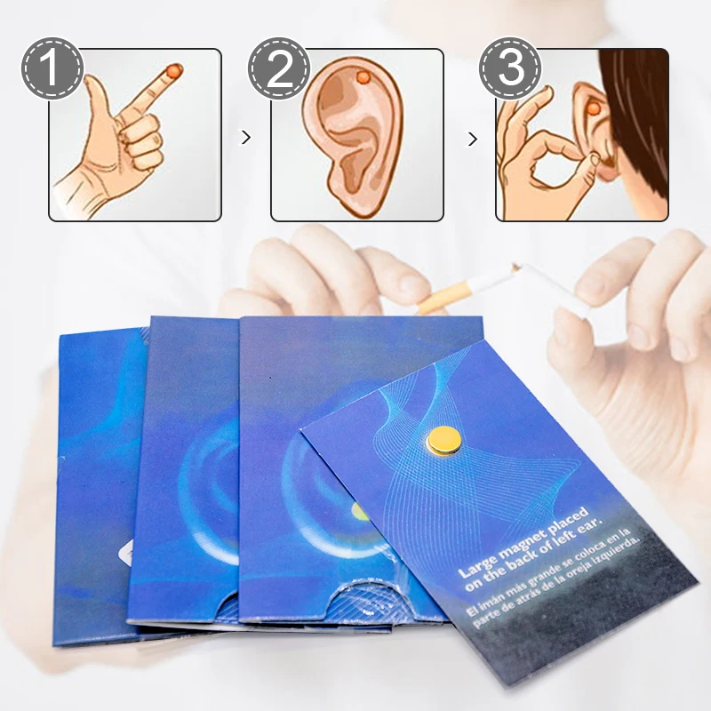 Пластырь для курильщика 12 шт. магнитный пластырь акупрессуры против дыма не