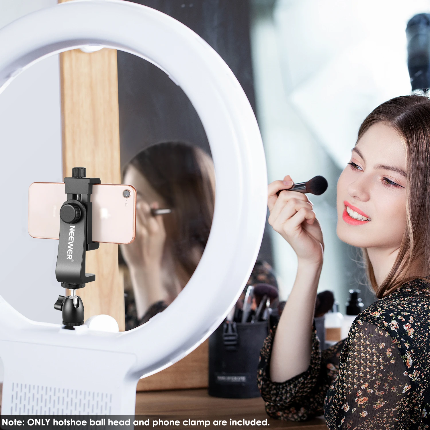 Neewer вращающийся на 360 градусов держатель для смартфона вертикальный кронштейн с