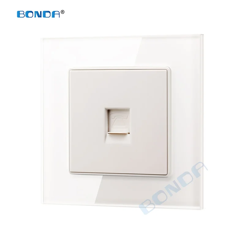 Телефонная розетка настенная гнездо слабого тока Коаксиальная Выходная панель