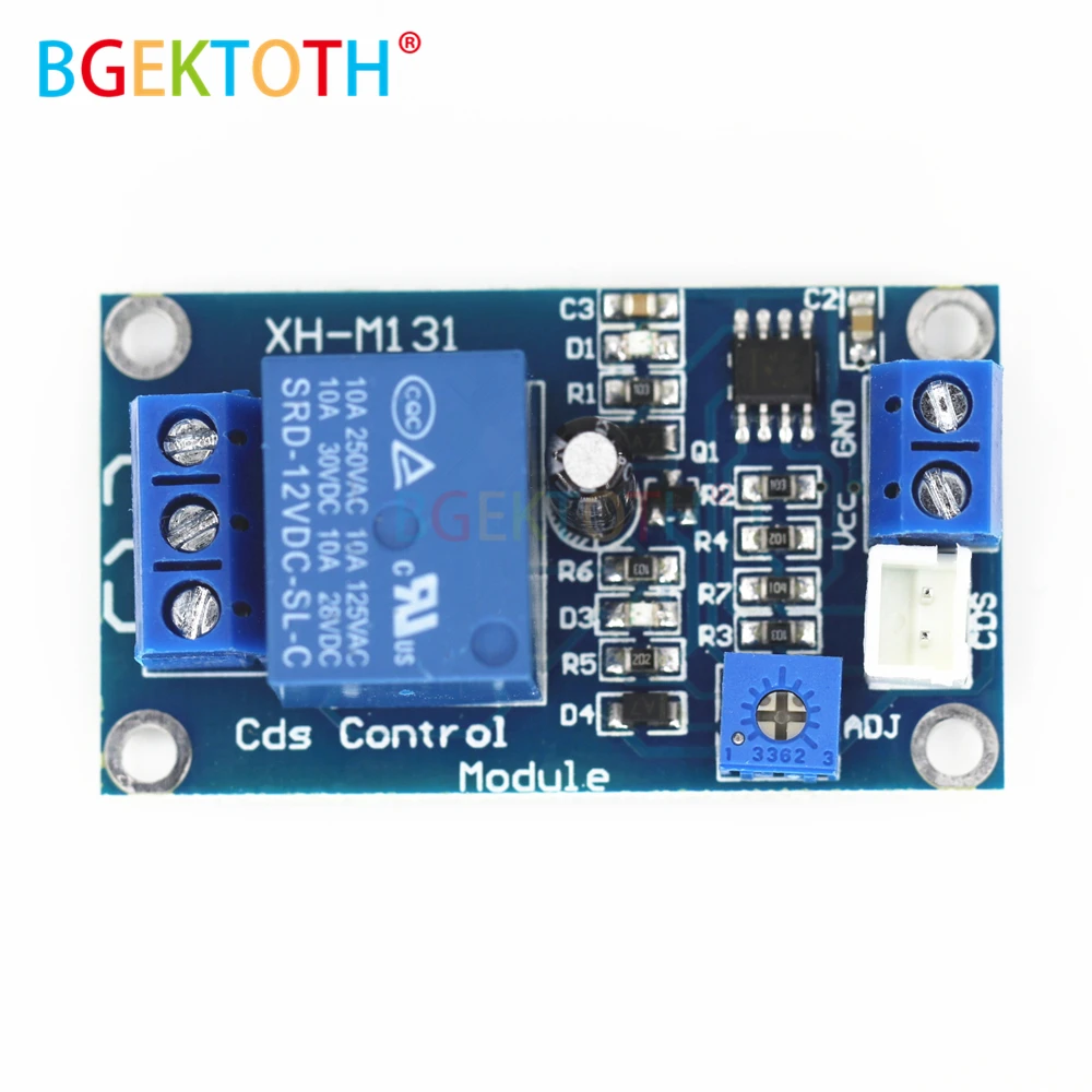 XH-M131 DC 5V / 12V переключатель управления освещением реле фоторезистора модуль