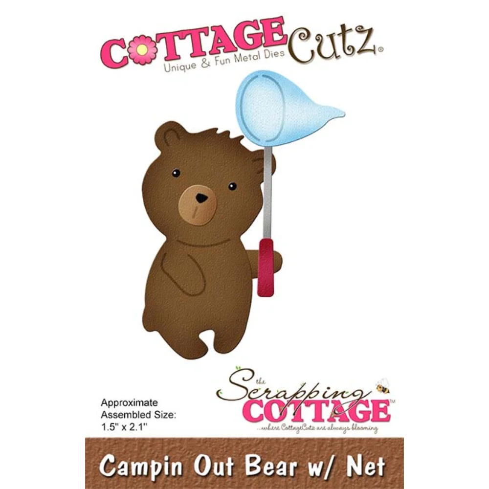 Металлические Вырубные штампы Parper с CCutz Campin Out животными Сделай Сам Скрапбукинг