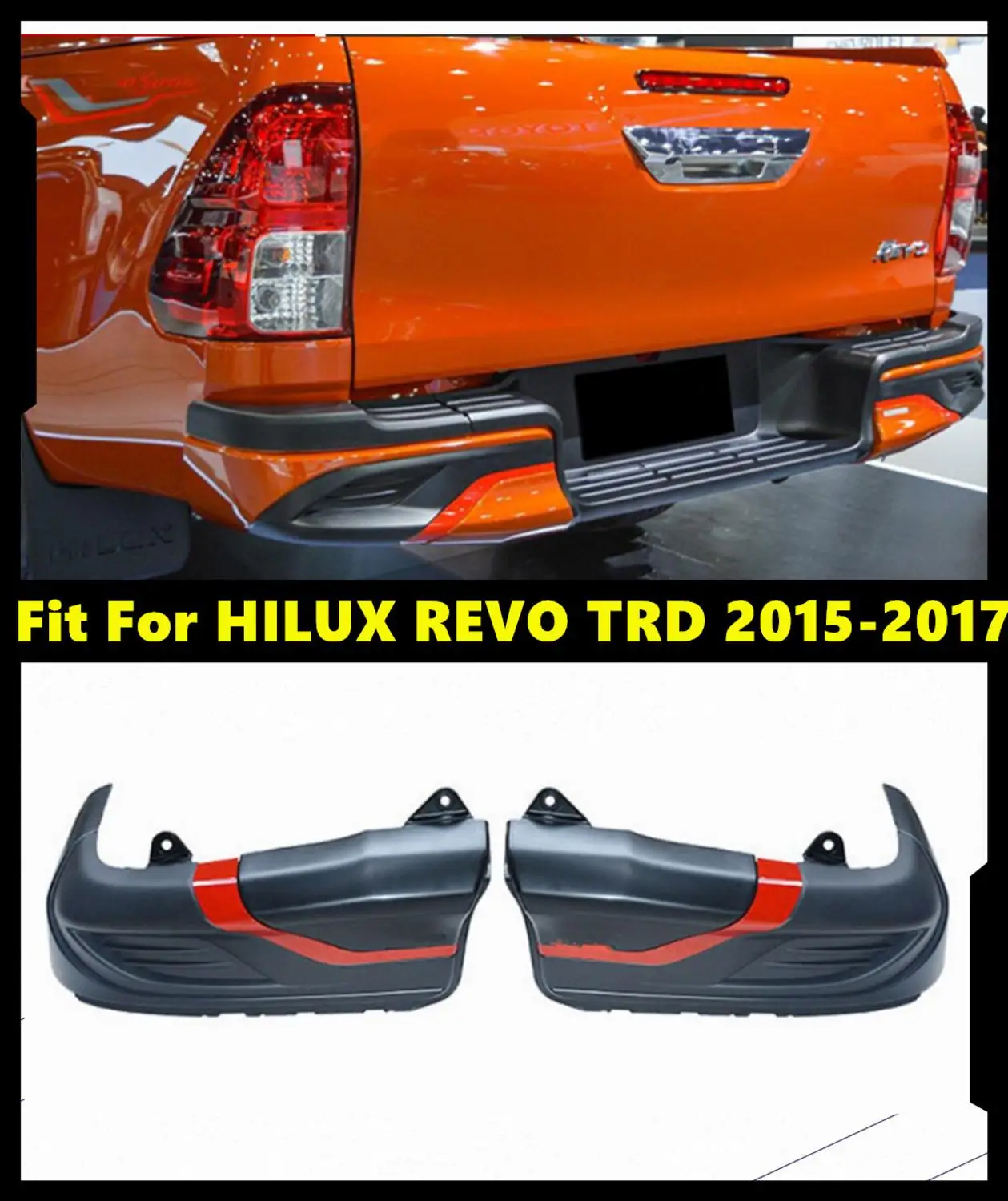 Комплект кузова для пикапа чехол заднего бампера подходит автомобилей HILUX REVO 2015