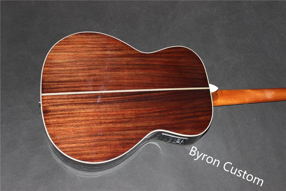 freies verschiffen fabrik shop unterschrift akustische elektrische gitarren om akustische gitarre 14 bünde gitarre free global shipping