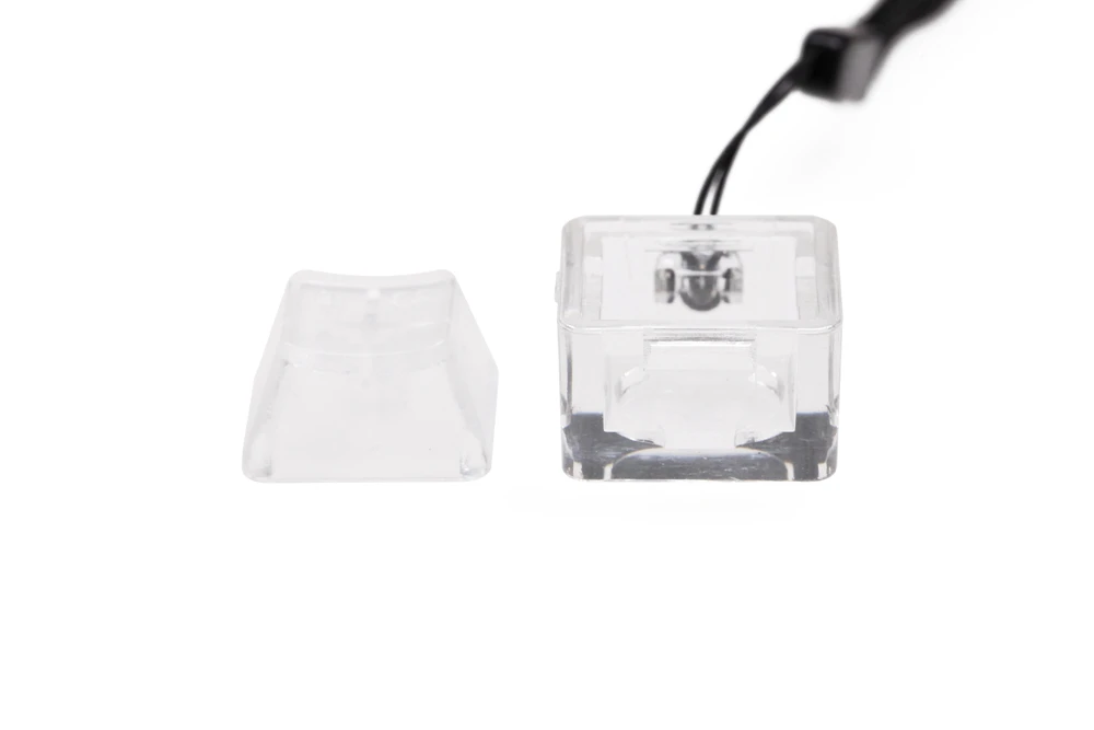ABS Plastic Switch Tester Base with Clear Blank Keycap for switch EVERGLIDE Cherry Gateron Kailh TTC Candy Durock |