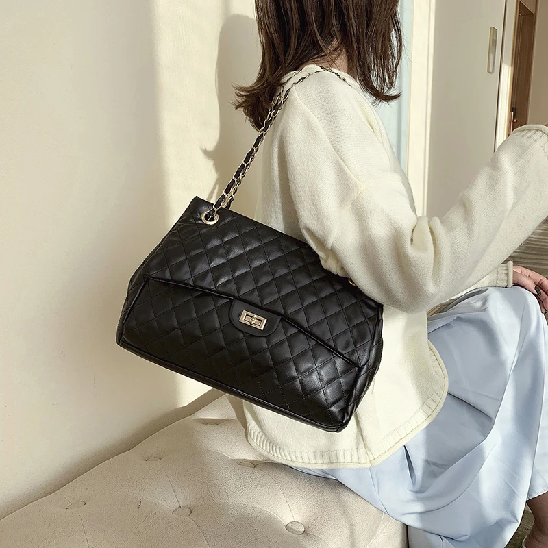 Women shoulder bags 2020 New Hot Sale Fashion Casual Plaid Chain Cross bogy Bags Famous Classic Brand Designer | Багаж и сумки