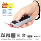 Портативный мини сканер штрих-кода Holyhah M2C CCD и M2D Bluetooth 1D2D считыватель штрих-кода QR PDF417 для IOS Android IPAD