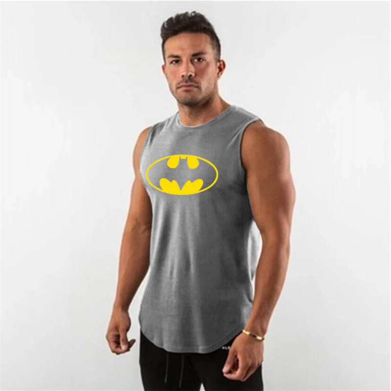 Майка мужская сетчатая для тренировок Быстросохнущий жилет фитнеса и