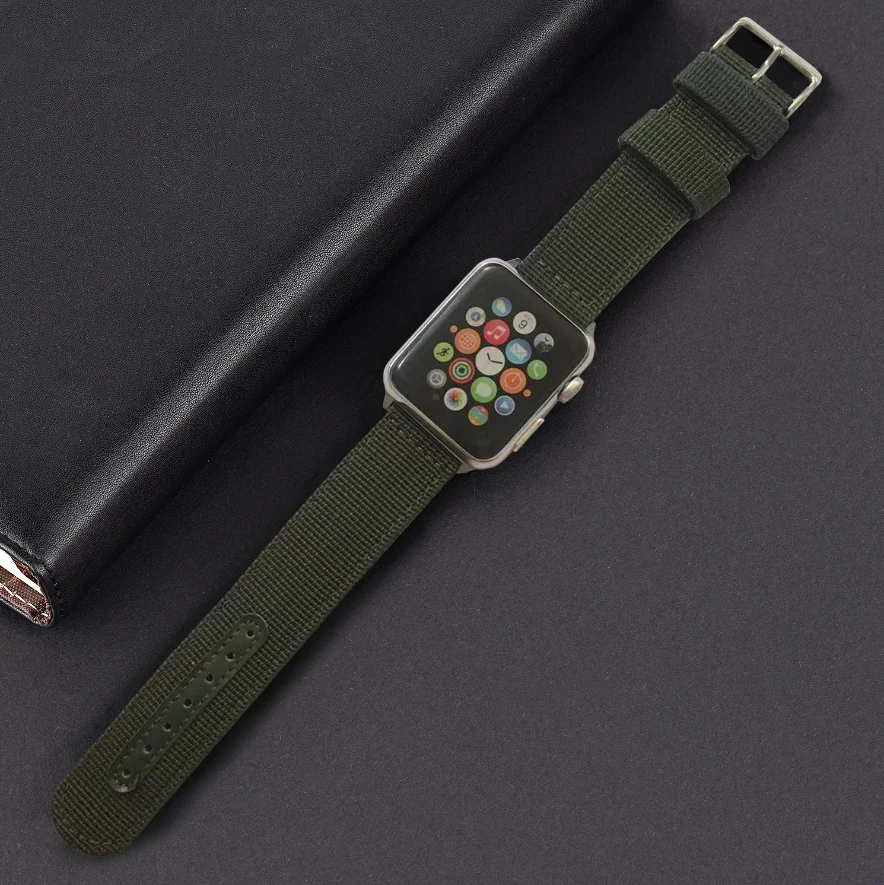 Первый нейлоновый ремешок для Apple Watch Band 42 мм 44 iWatch loop 38 40 series 1 2 3 4 5 | Наручные часы