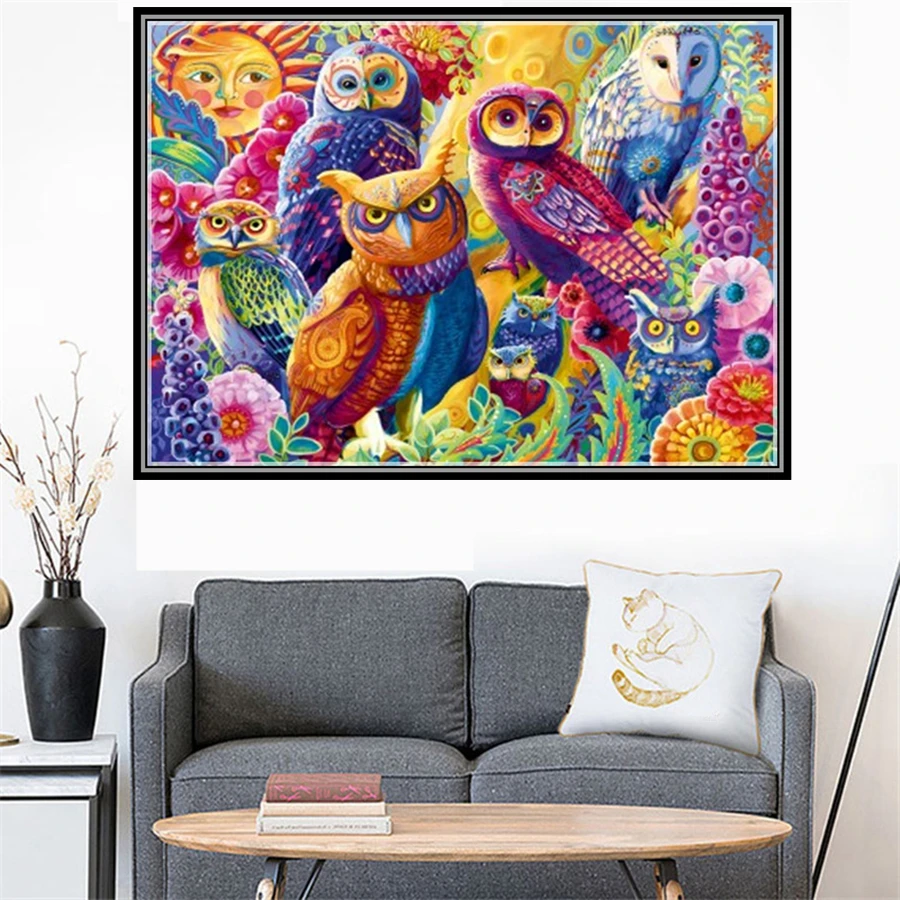 

DIY 5D Diamond Painting Animal Series Kit Lovely Full Drill Square Embroidery Mosaic Art Picture Of Rhinestones Home Decor Gifts