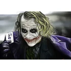 Алмазная живопись сделай сам, полноразмернаякруглая вышивка клоуна, украшение ручной работы для домашнего декора, JX726