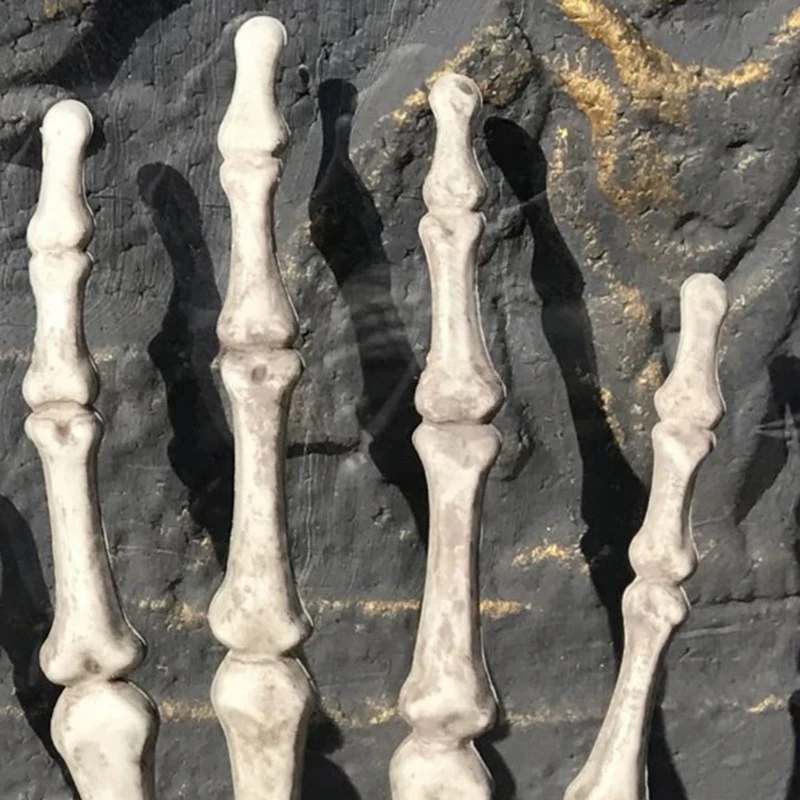 1 пара Хеллоуина поддельные скелет руки Bone страшно человеческой призрак вечерние