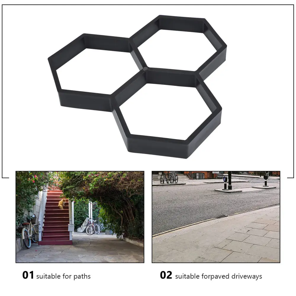 

1pc Durable Paving Mold Practical DIY Modeling Tool for Cement Floor Use