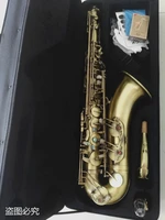 brand new tenor saxophone bb tune antique copper shell decoration professional musical instrument with case accessories