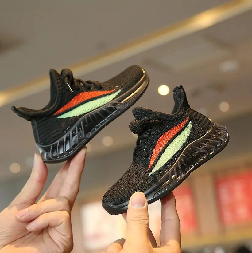 Детские дышащие повседневные ботинки мужские женские кроссовки с мягкой