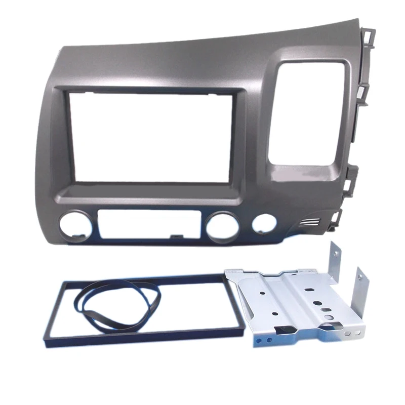 Для Honda Civic 2006 2011 стерео радио двойной 2 DIN Dash Kit Fascia панель отделка RHD|Шаблон отделка| |