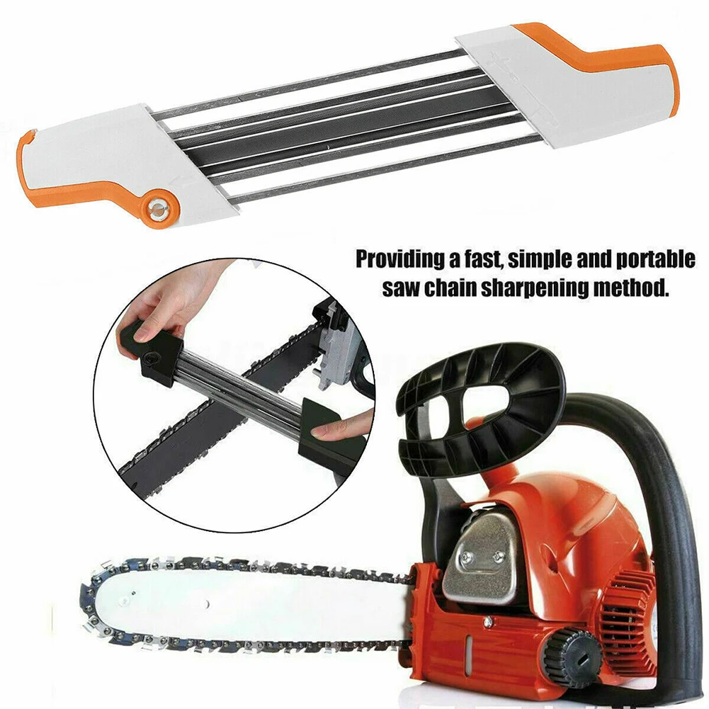 

Chainsaw Chain Sharpener 2 In 1 Multipurpose Multifunction Convenience Effortless Rust Removal Manual Chain Sharpener Tool
