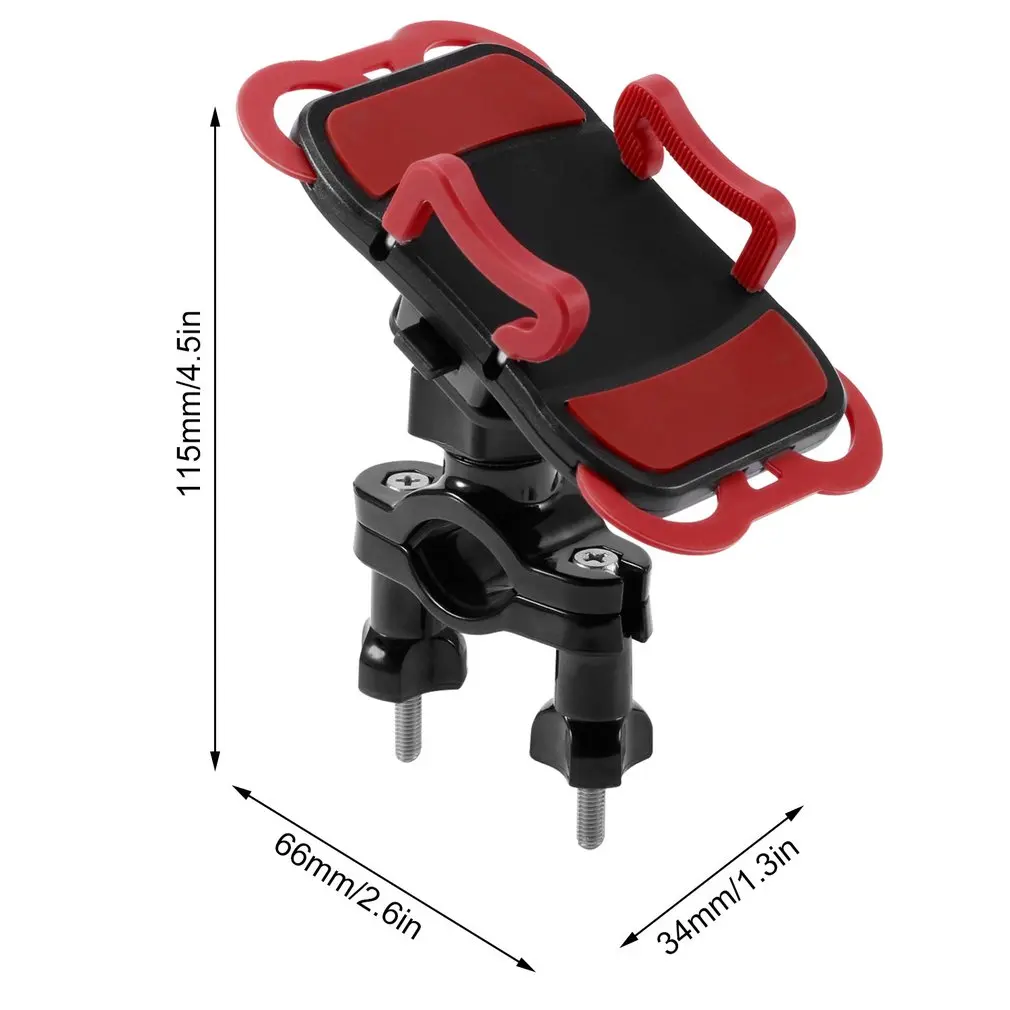 

Universal Anti-Slip Bicycle Bike Phone Holder Handlebar Clip Stand Mount Bracket For Mobile Phone 360 Rotating Phone Bracket