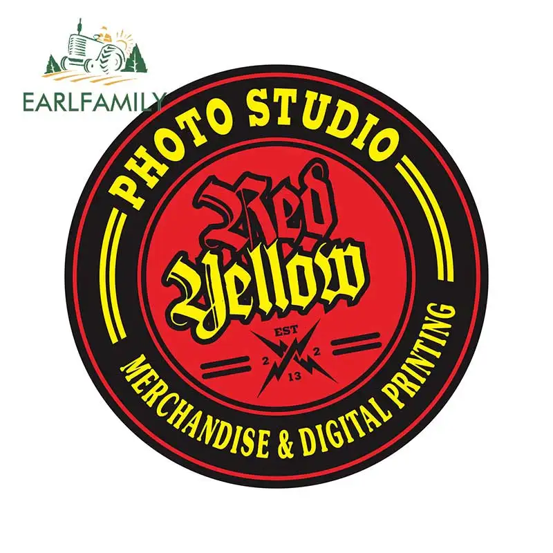 

EARLFAMILY 13cm x 13cm for Photo Studio Car Sticker Merchandise & Digital Printing Decal Vinyl Window Bumper Stickers Waterproof