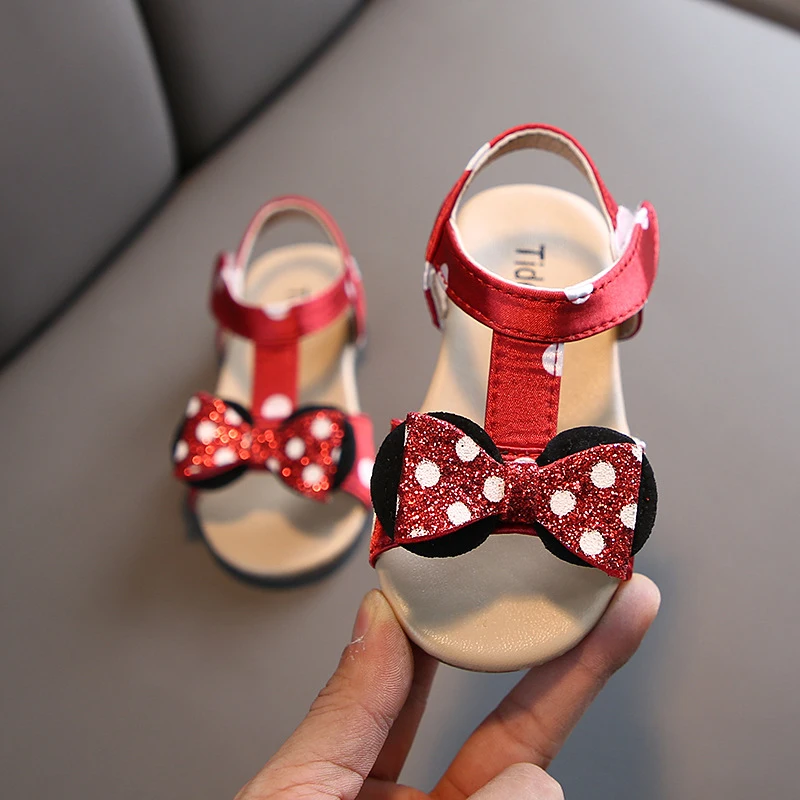 

2020 Summer New Fashion Cute Dots Bow Children Sandals Baby Girls Sandals Children Shoes Casual Baby Kids Shoes Princess Shoes