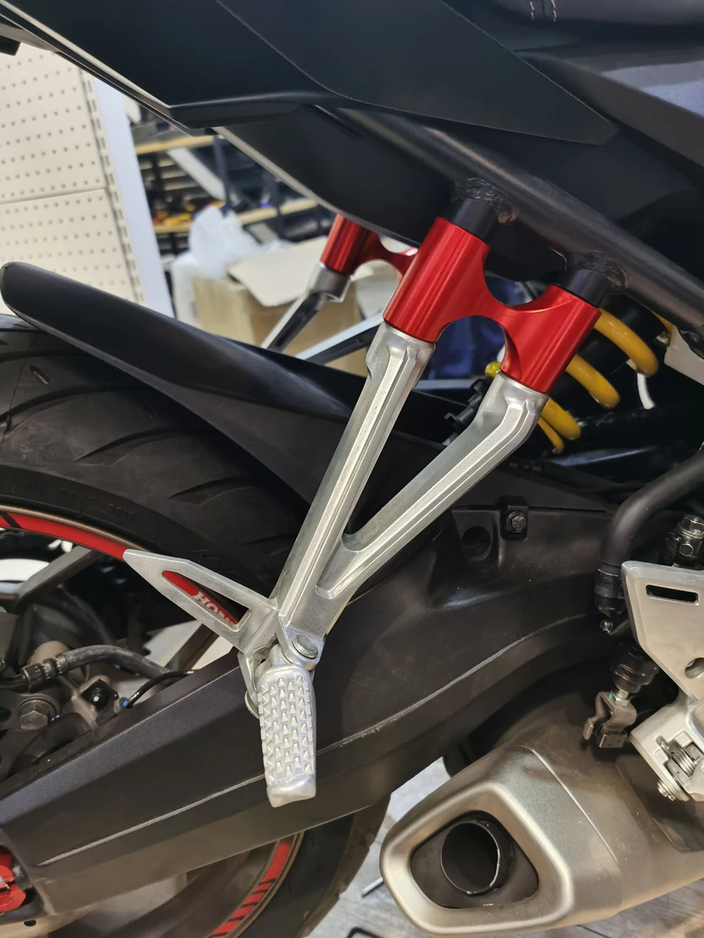 Для cb650r 2019 2020 аксессуары для мотоциклов CNC Задние подножки удлинитель