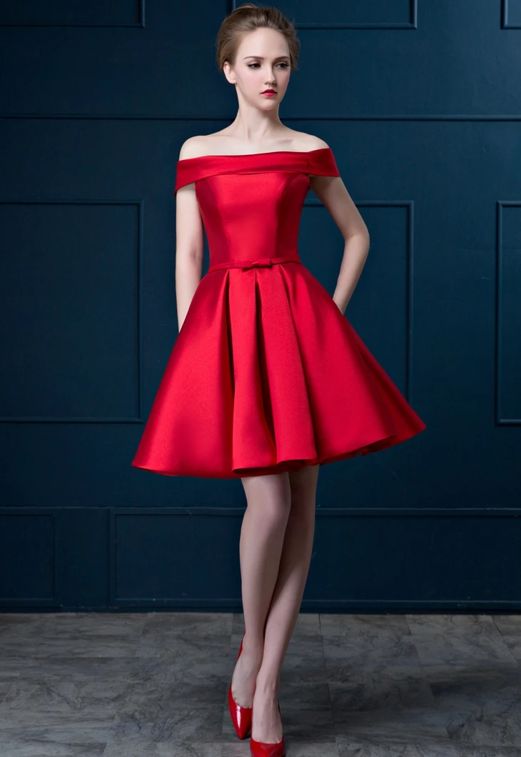 Vestido madrinha новые атласные платья подружки невесты с открытыми плечами и открытой спиной, золотое, королевское, голубое, фиолетовое, розовое, длина до колена, свадебные g