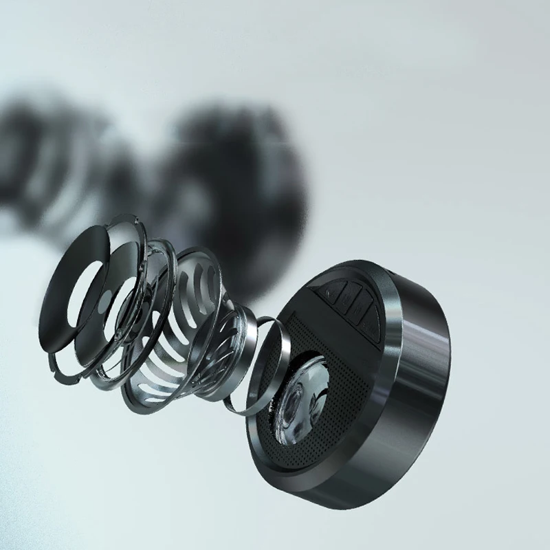 Мини bluetooth-динамик Portble A3 беспроводной уличный динамик круглая колонка диктофон