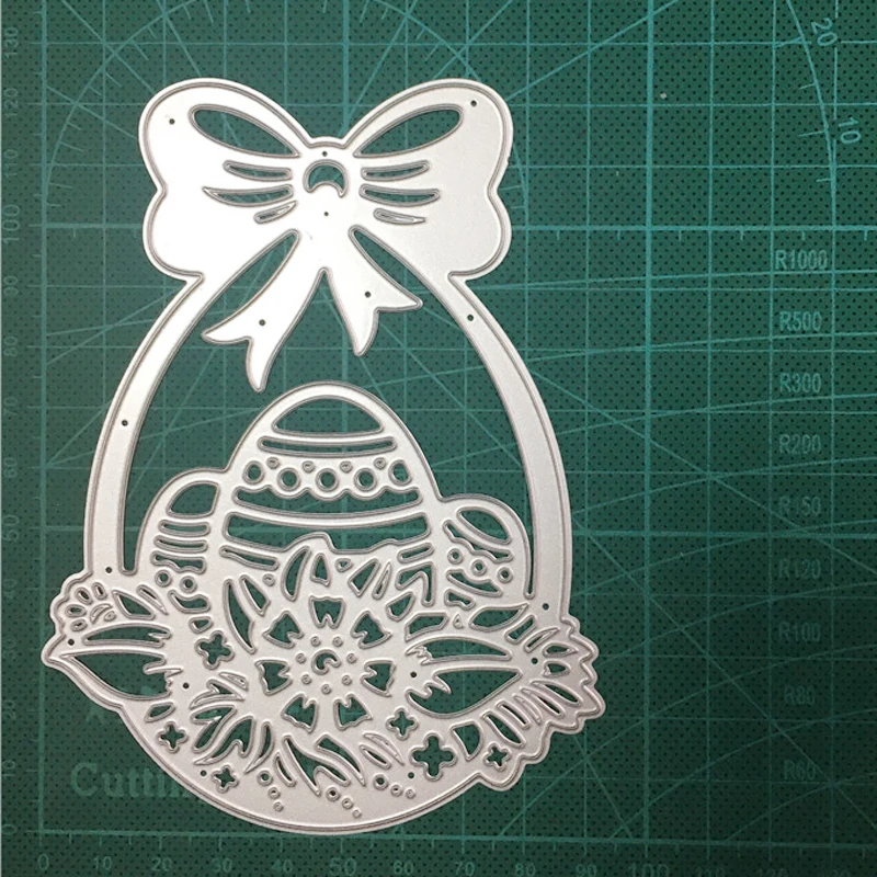 Пасхальные яйца Цветочная корзина металлические режущие штампы трафареты