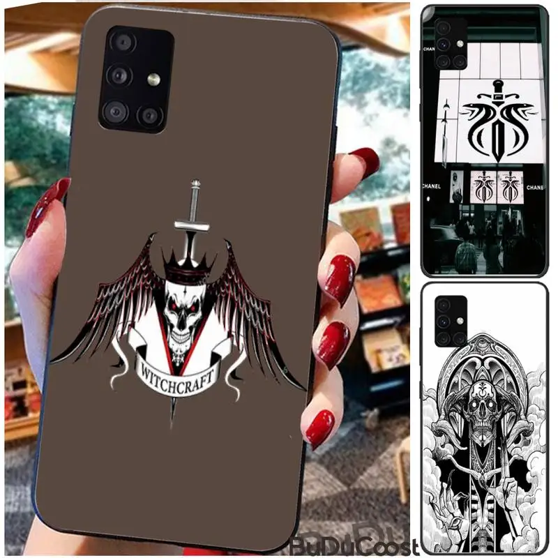 

Metal pattern and the city Phone Case for Samsung A71 72 A20 21 21S 30 31 32 40 41 42 51 52 70 80 91 4G 5G phone Covers