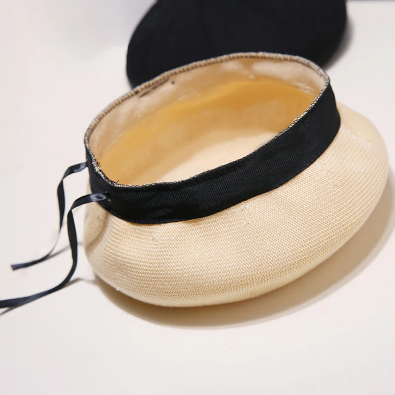 Берет женский шерстяной однотонный Теплая Зимняя Шапка-бини во французском