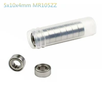 10pcs 5x10x4mm mr105zz rolling bearing metal shielded ball bearings for rc toy car accessories