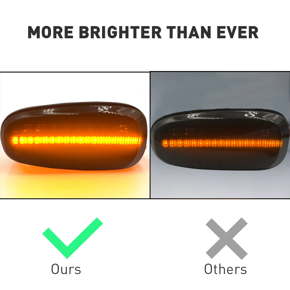 2 шт. светодиодный светильник с динамическим поворотом для Opel Zafira A 1998 2005 Astra G 2009