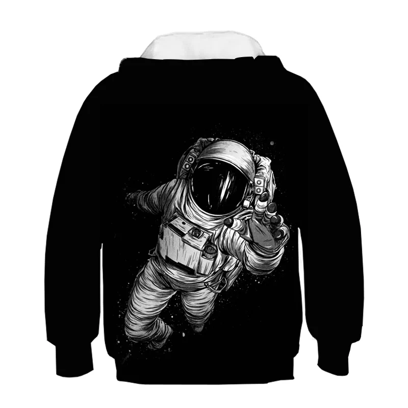 

3D printed casual wear astronaut hoodie sweatshirt cartoon hoodie 2021 children's spring fall clothing