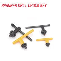 1pc mini drill chuck keys applicable to 6 16mm drill chuck with gum cover electric hand drill chuck wrench tool set carbon steel