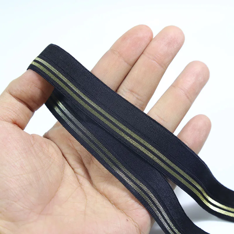 Золотые эластичные ленты для одежды 20 мм эластичная лента сделай сам Швейные