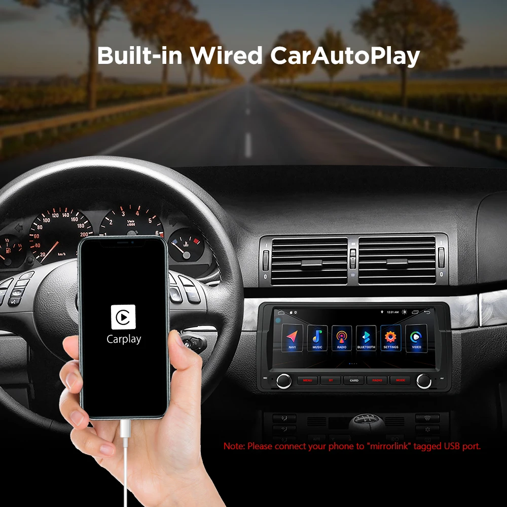Автомобильная стереосистема XTRONS 8 дюйма Android 10 0 для BMW E46 седан M3 Rover 75 MG ZT GPS DSP RCA