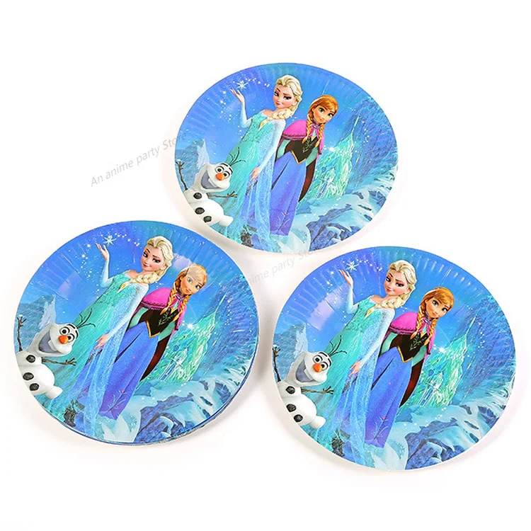 Столовая посуда Холодное сердце украшение для вечеривечерние реквизит детского