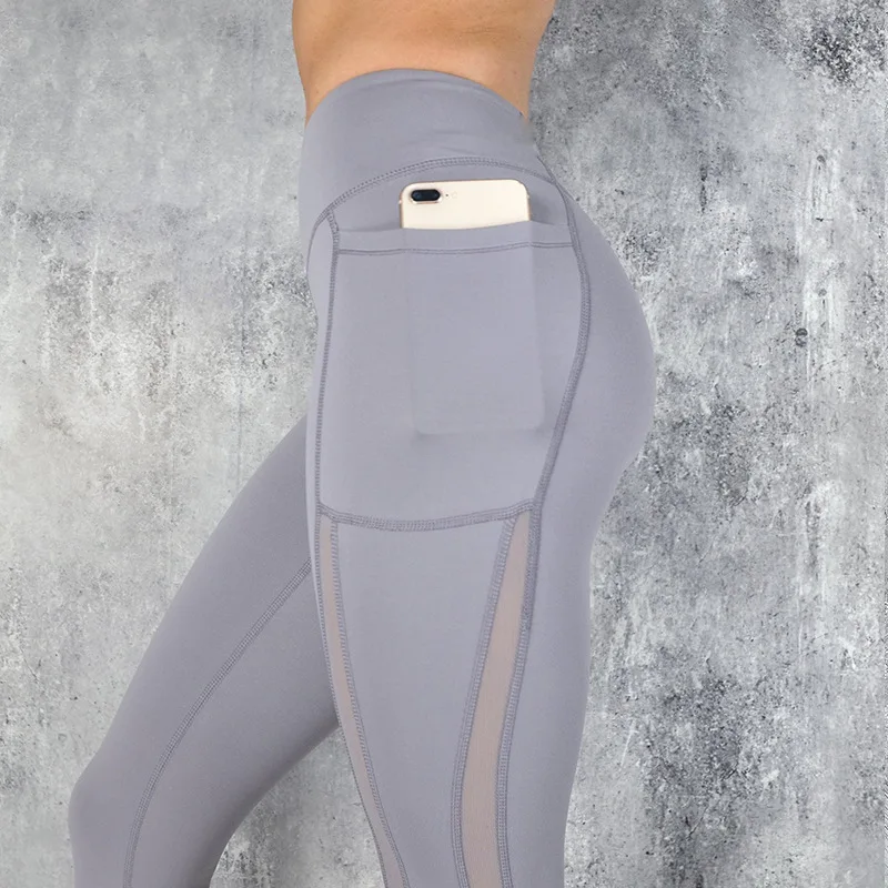 

Push Up Yoga Leggings Fitness Slim Legging Sportswear Skinny Clothing Pocket Leggins Yoga Pants High Waist Stretch Tight Pants