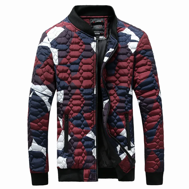 

Mens Winter Thick Warm Jackets Plus Size Luxury Fashion Casual Coat Streetwear Camouflage Clothing Cotton New Items 2021 Trend