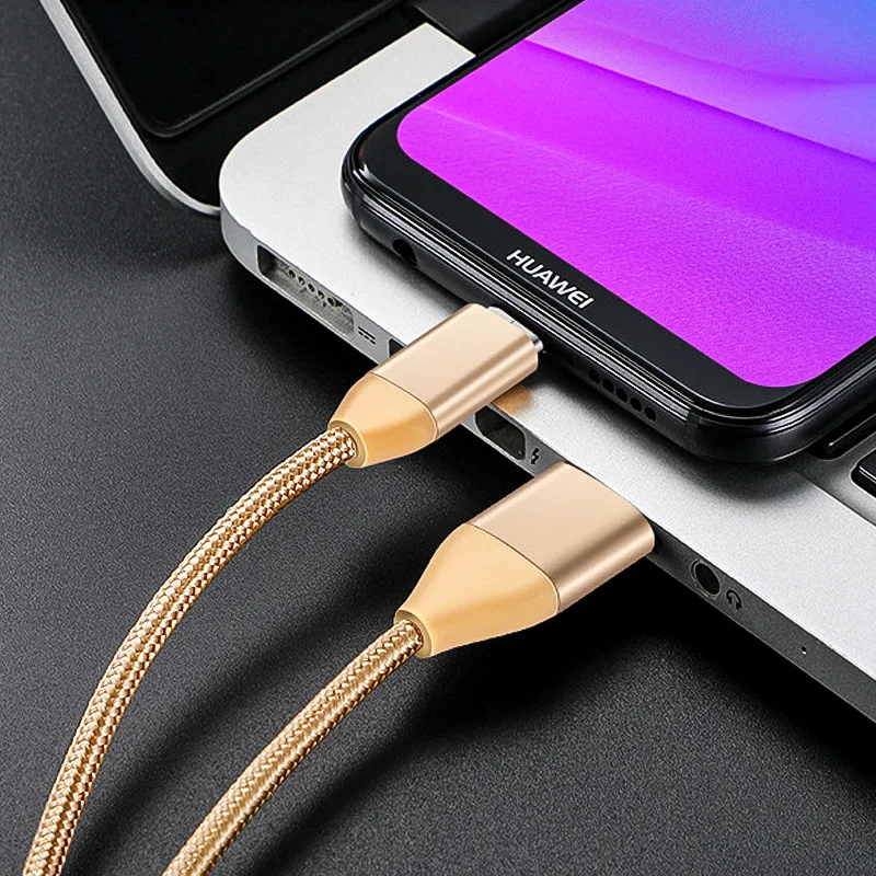 ARTAK usb кабель type c кабель usb c usb type c провод для быстрой зарядки для зарядки телефона для xiaomi 9 A2 note 7 k20 s9 plus 5A 6 - Цвет: gold