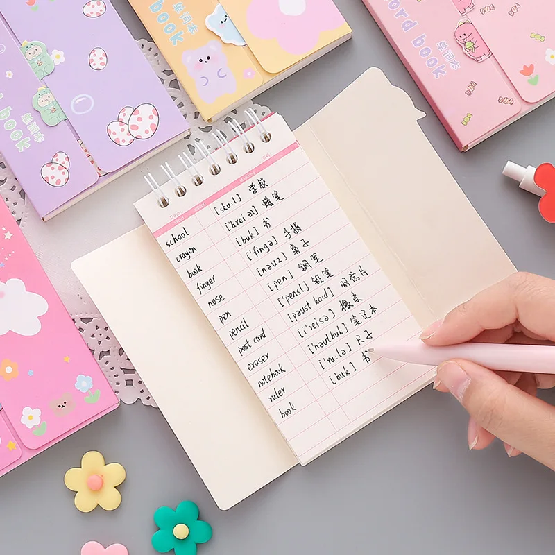 Yisuremia 80 листов Kawaii милый свободный лист словарный карман для слов книга
