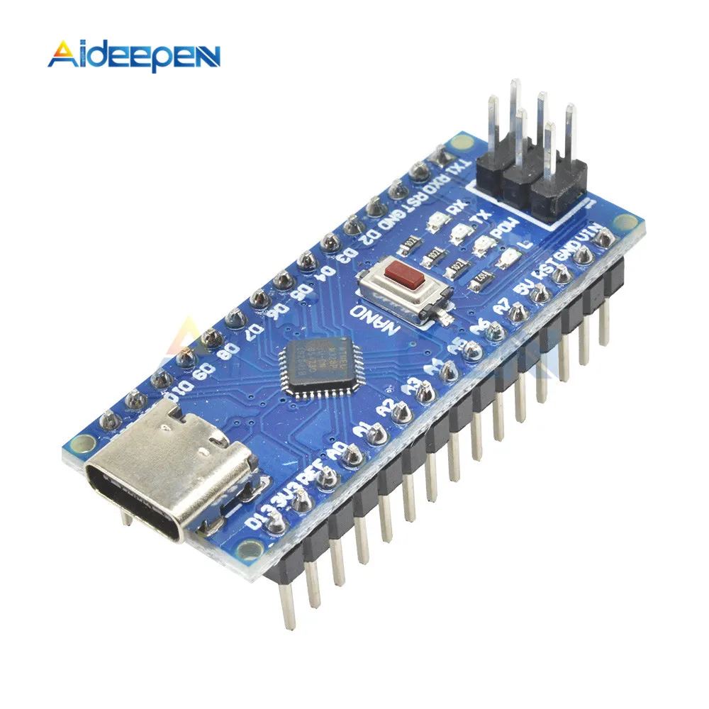 

Адаптер Type-C CH340 Nano V3.0 ATMEGA328P-MU ATMEGA328, адаптер модуля микроконтроллера, макетная плата для Arduino ATMEGA328