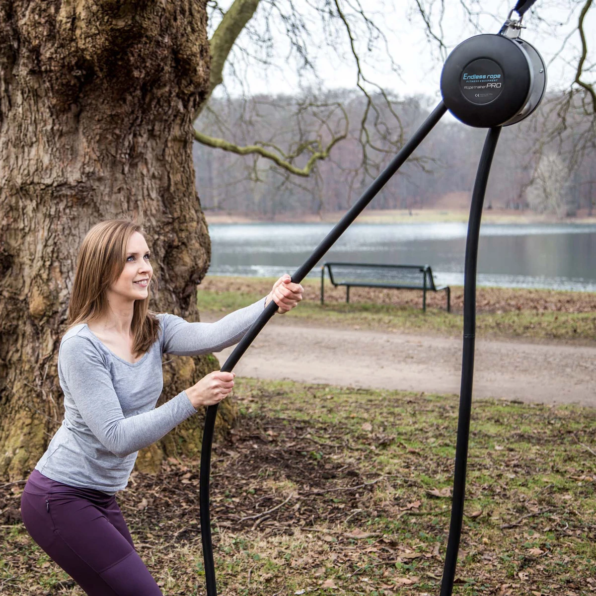 

Adjustable Resistance Endless Tension Rope Rock Climbing Fighting Training Resistance Rope Back chest Strength Training Device