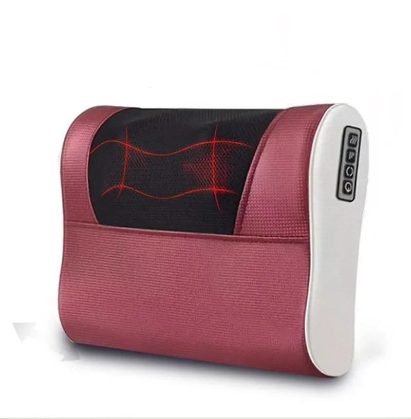 

Neck Massager Multi-Function Kneading Heating Warm Soothing Waist Body Electric Massage Pillow Shoulder Back Household Cushion