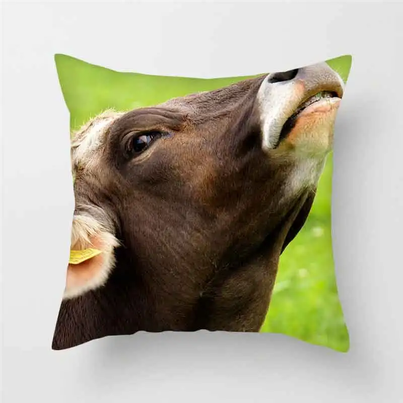 Fuwatacchi испанский бой быков Пледы Подушки крышка Корова чехол для подушки с
