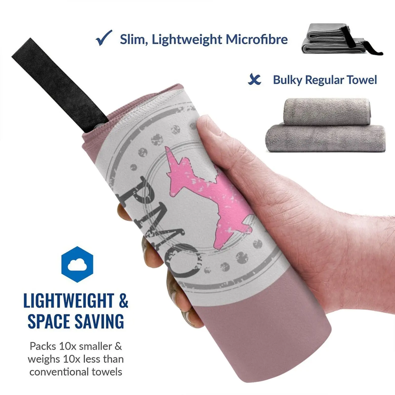 Полотенце из фетра быстросохнущее для спортзала поездок на велосипеде |